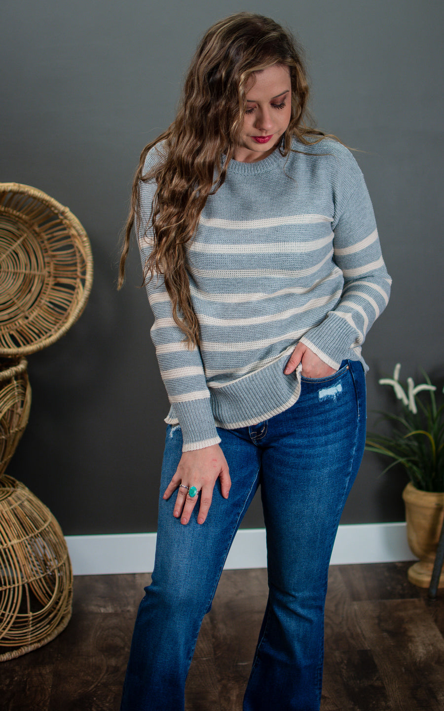 Confetti Striped Sweater