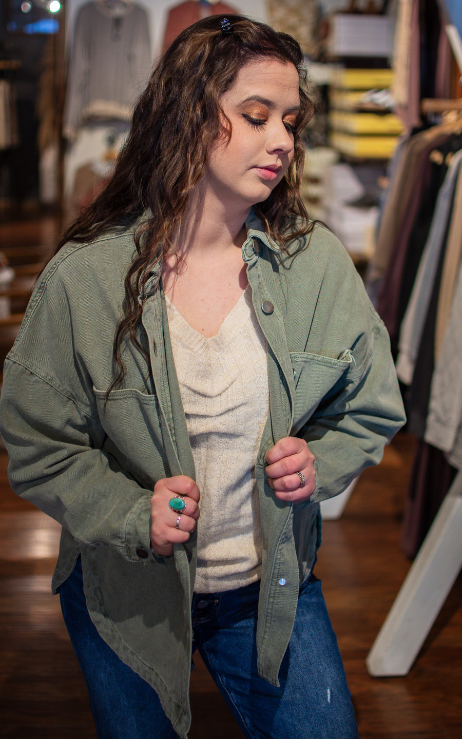 Sahara Denim Shacket