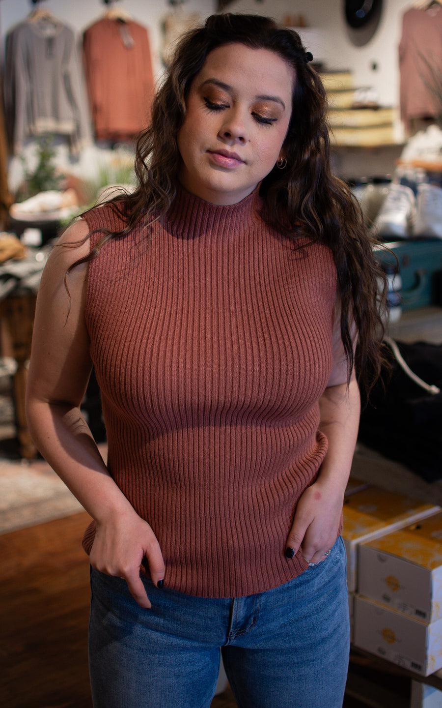Dianne Sweater Tank Top