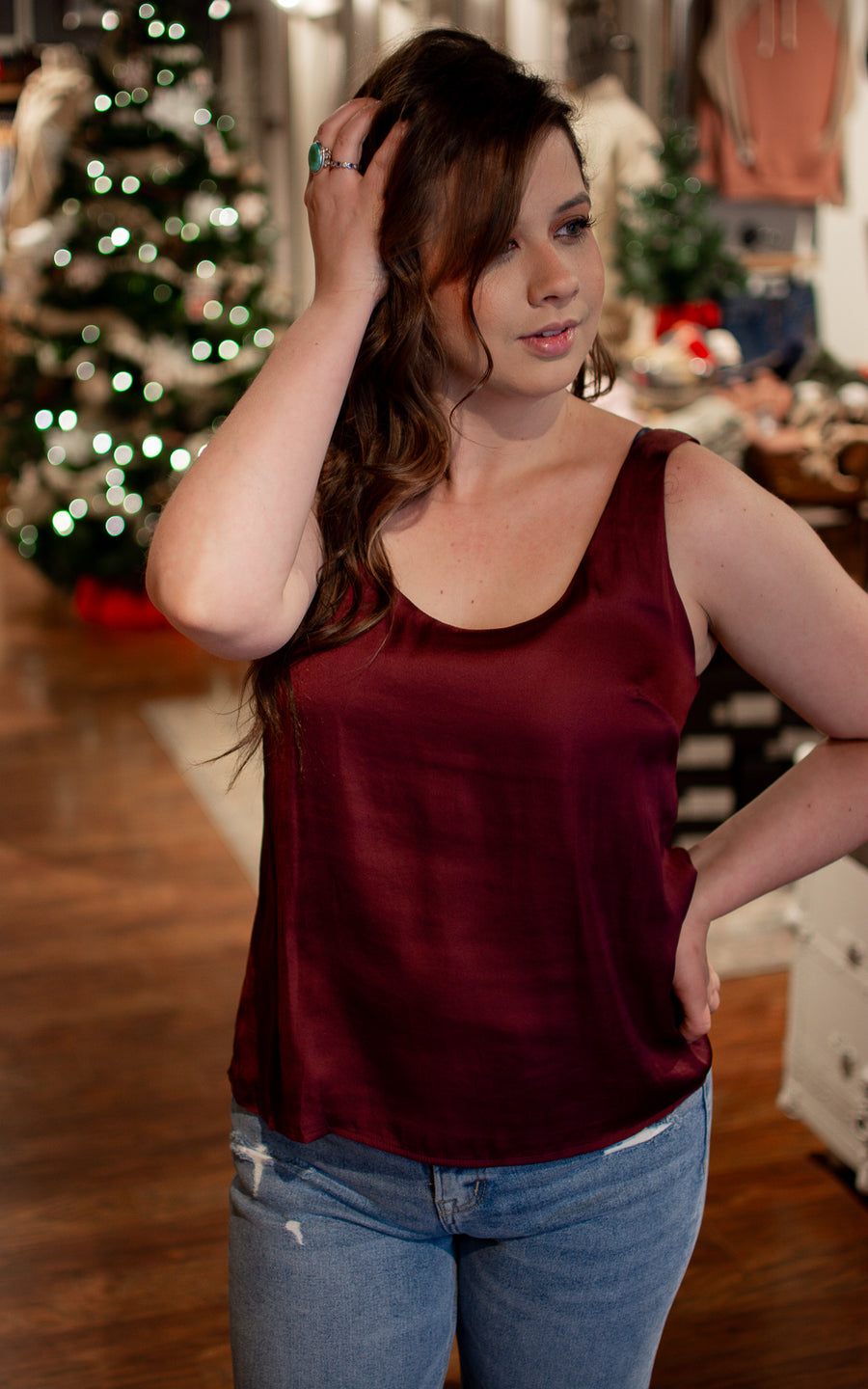 Satin New Year Tank