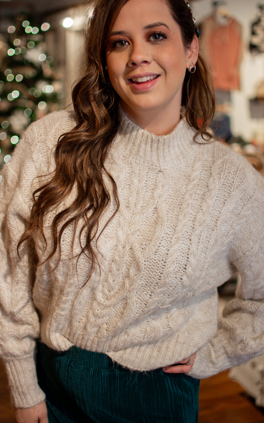 Ginger Cropped Sweater