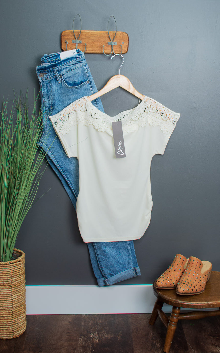 Bridal Brunch Lace Top