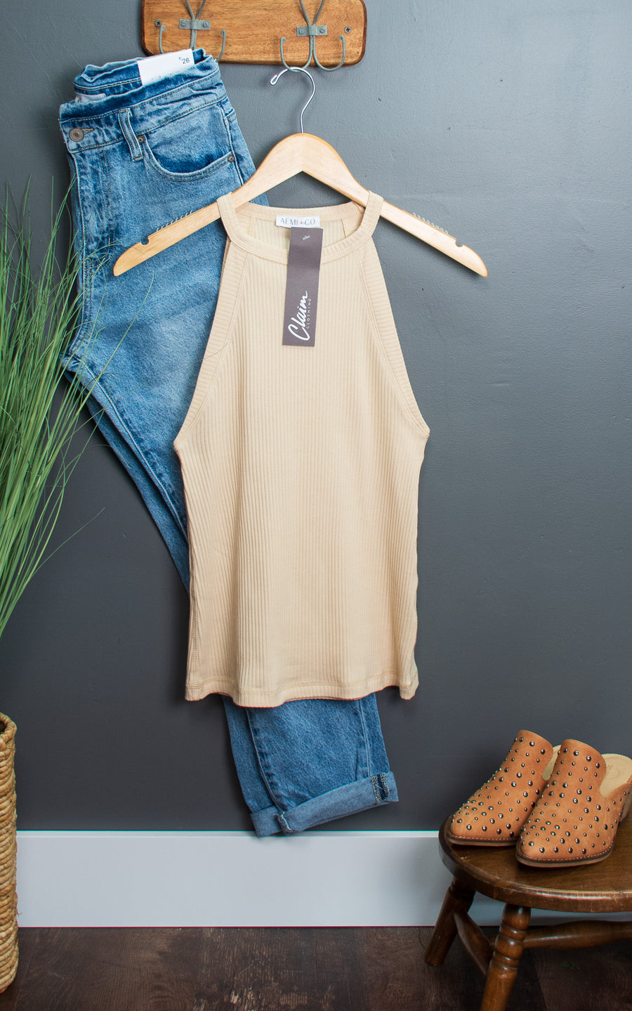 Savvy Summer Halter Tank
