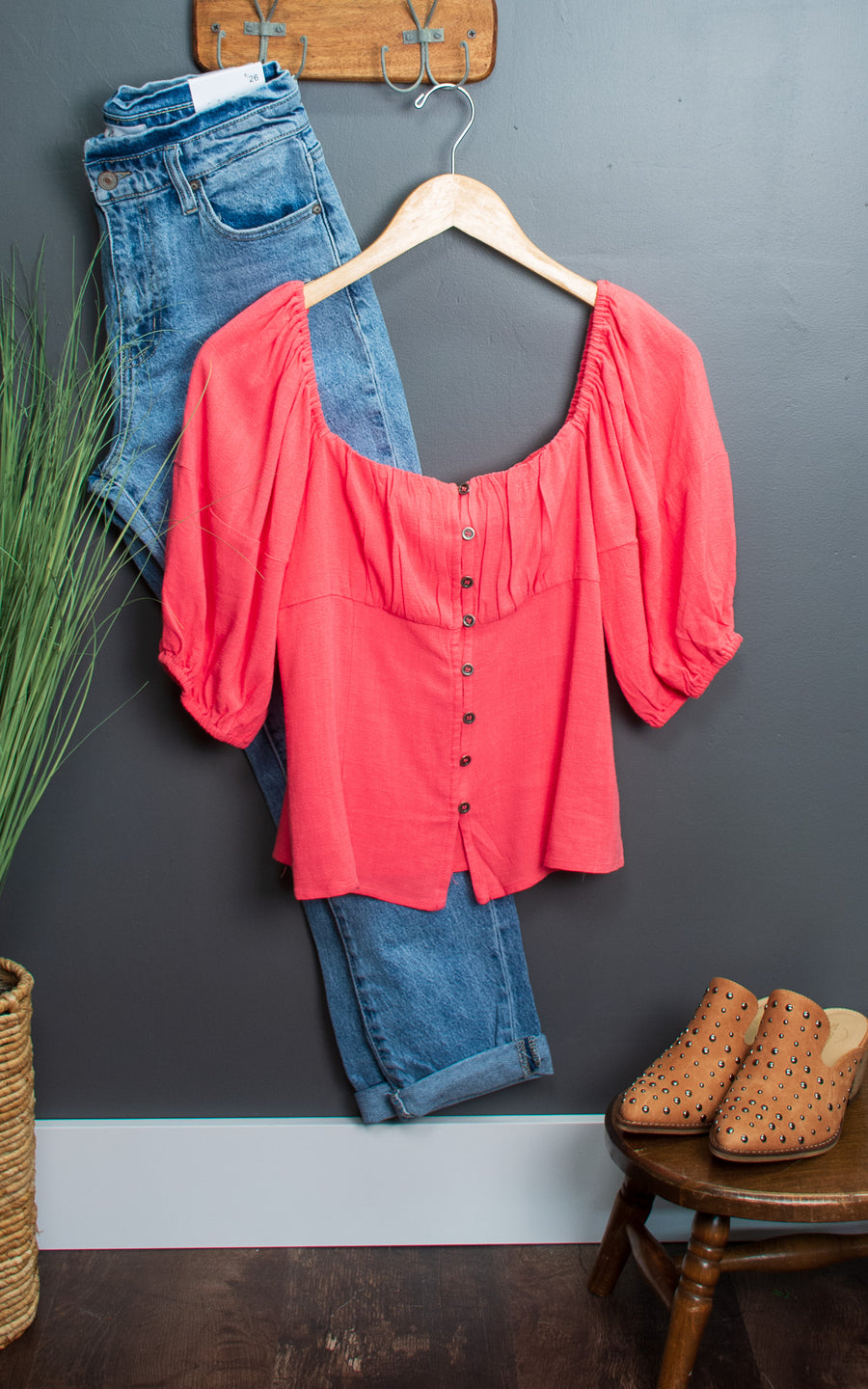 Serena Puff Sleeve Top