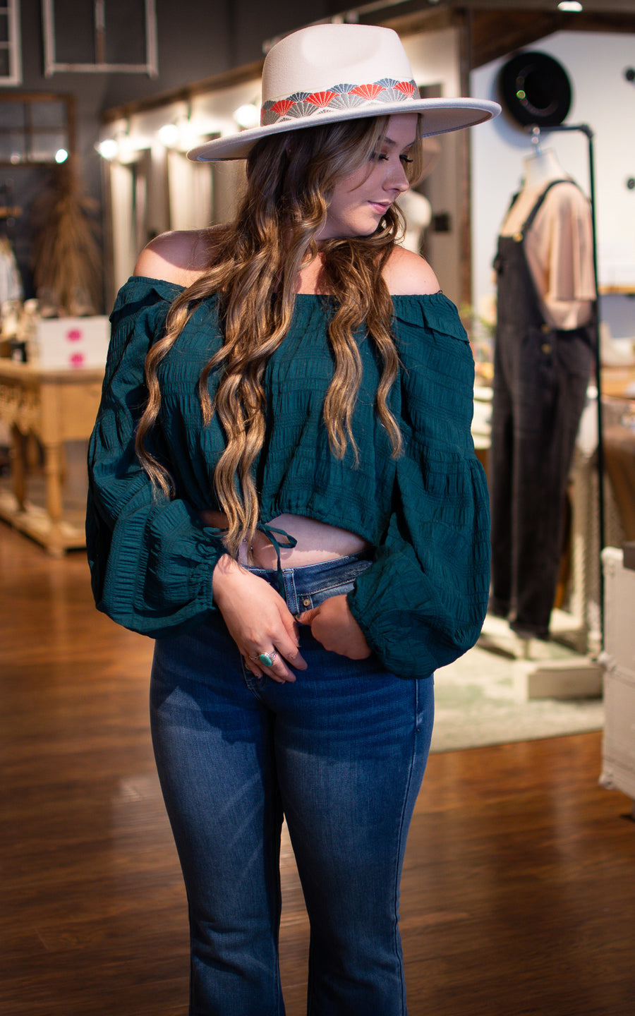 Sofia Ruffled Crop Top