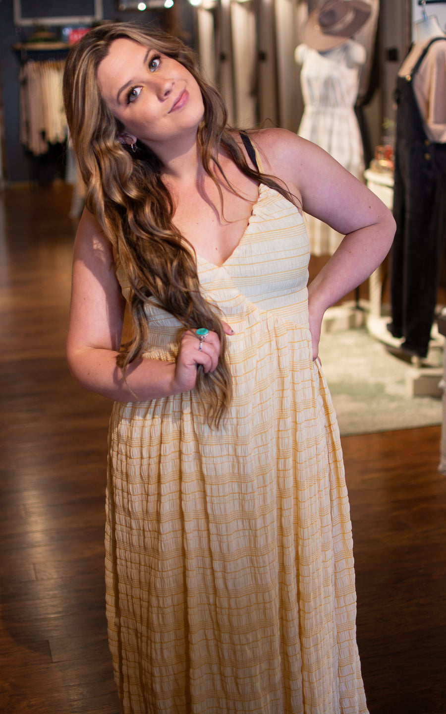 Boardwalk Apricot Maxi Dress