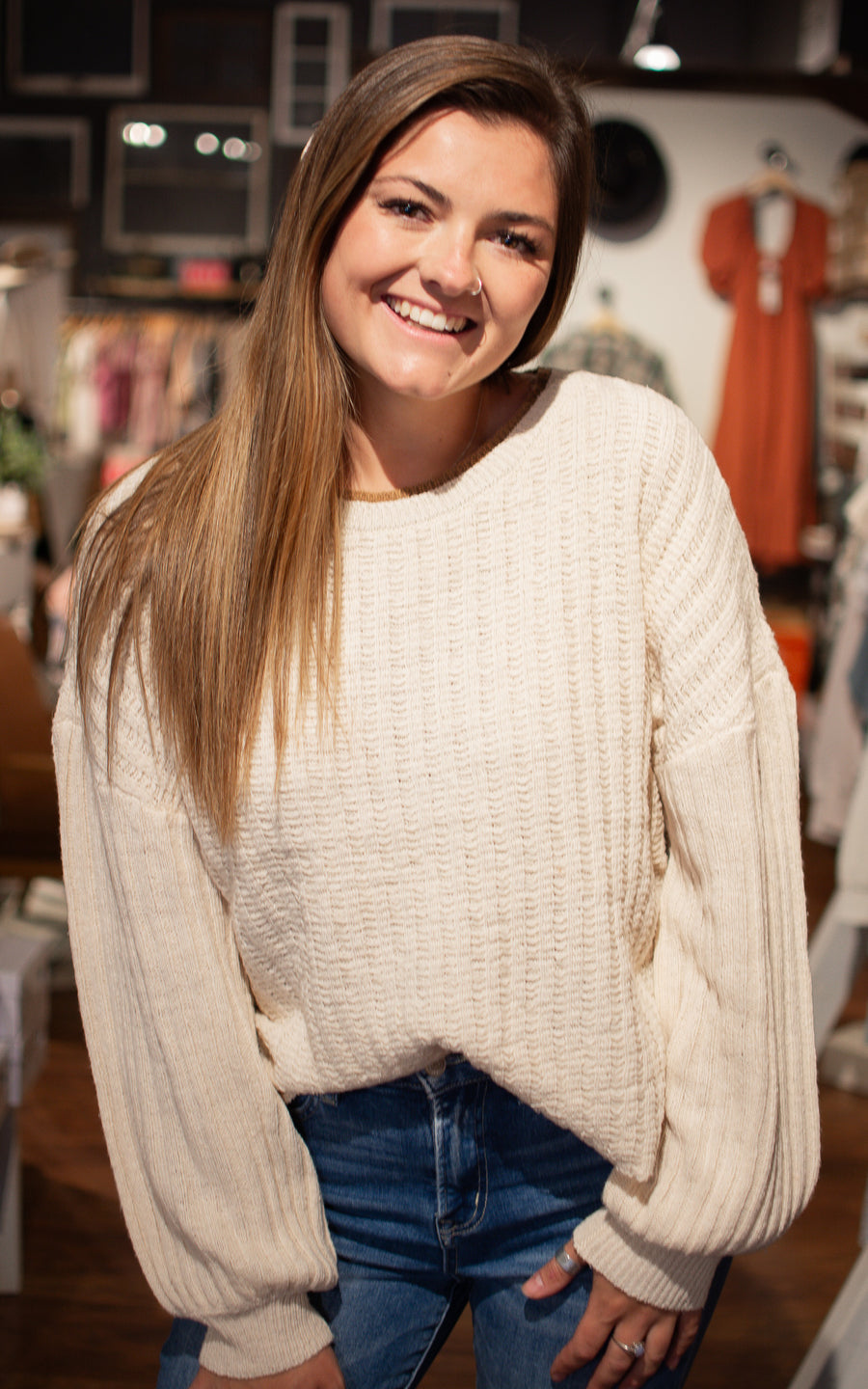 Ginger Cookie Sweater