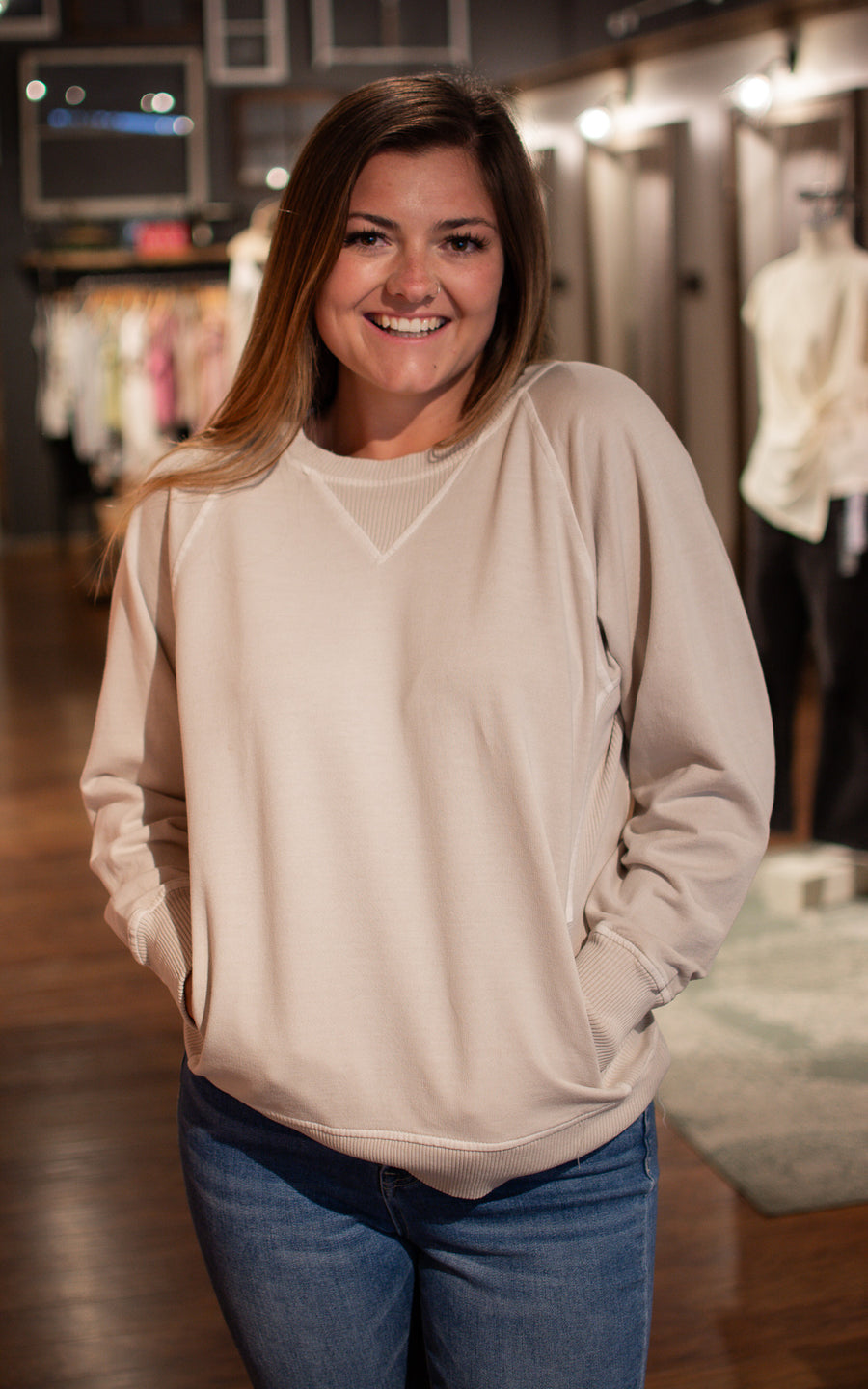 Frenchie Pocket Pullover