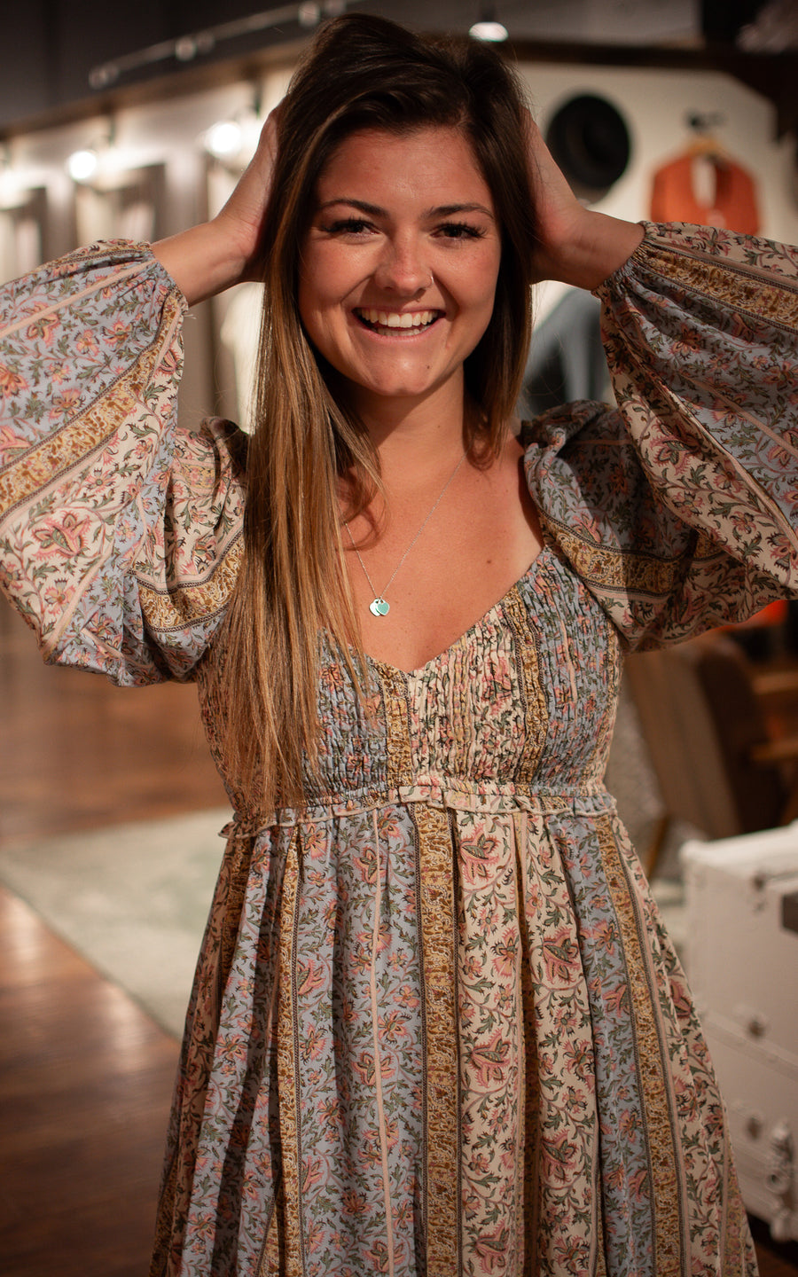 Western Sunshine Mini Dress