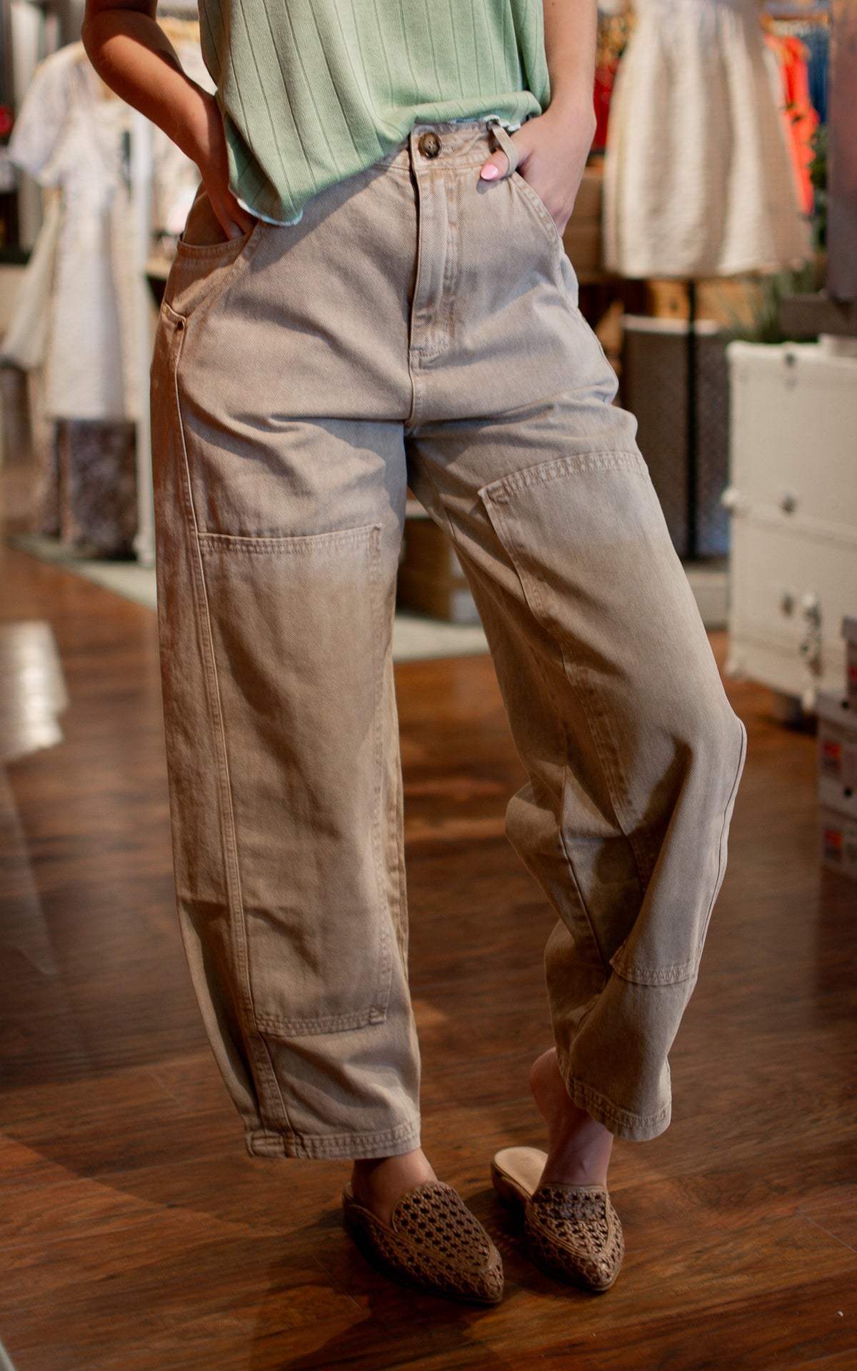 Barrel Racing Mid Rise Pants