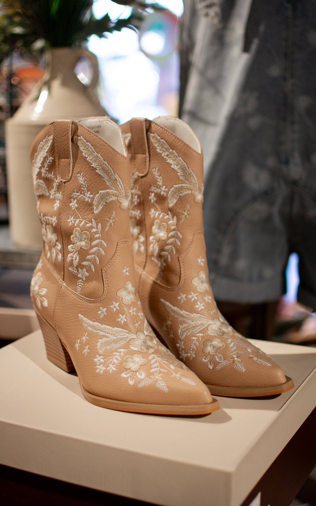 Bailey Embroidered Cowgirl Boots