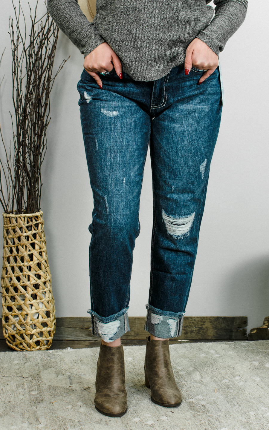 Hayride Boyfriend Kan Can Jeans
