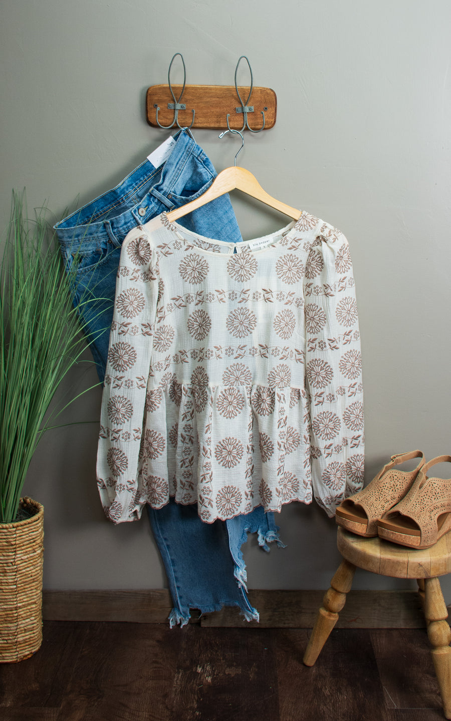 Stardust Embroidered Blouse