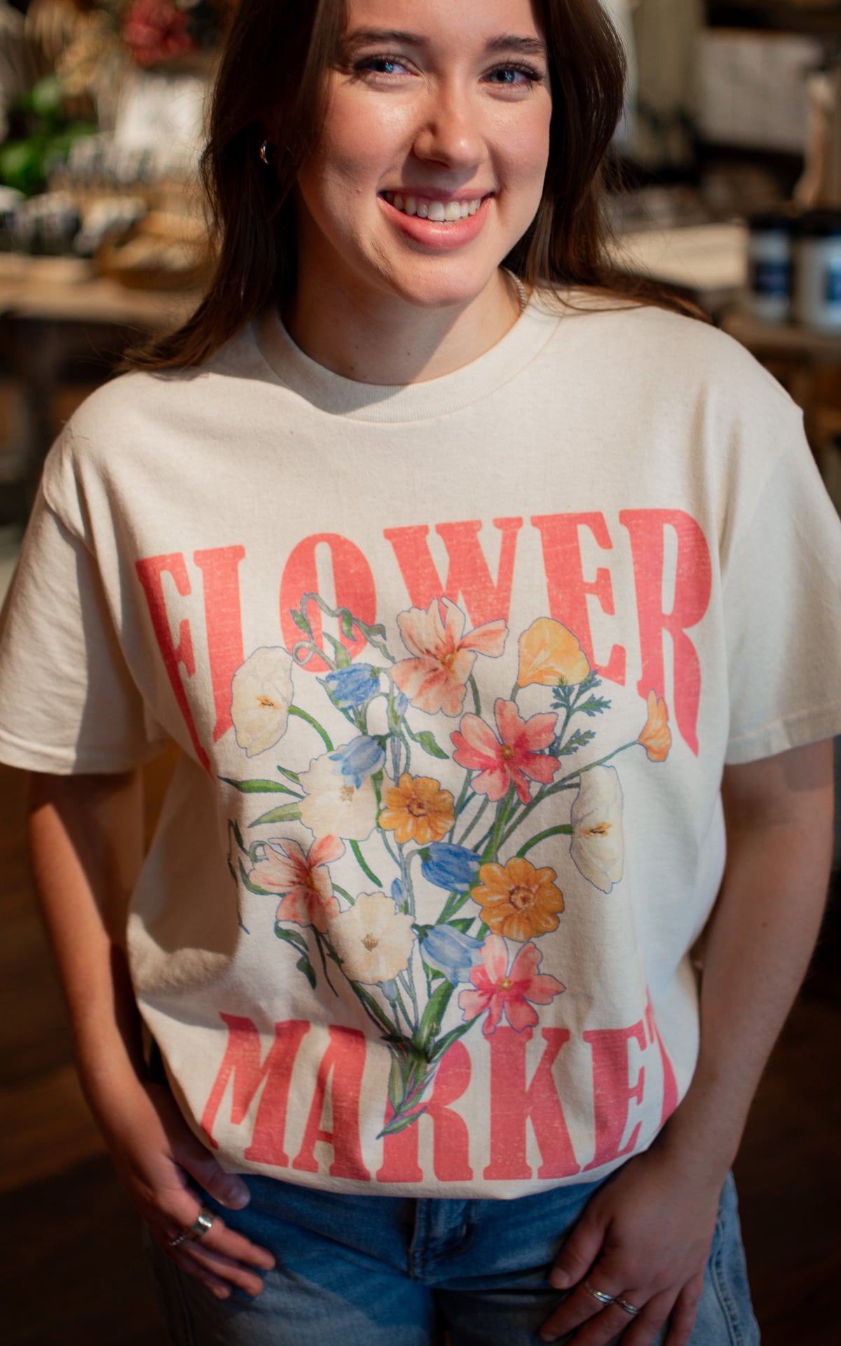 Flower Market Graphic Tee