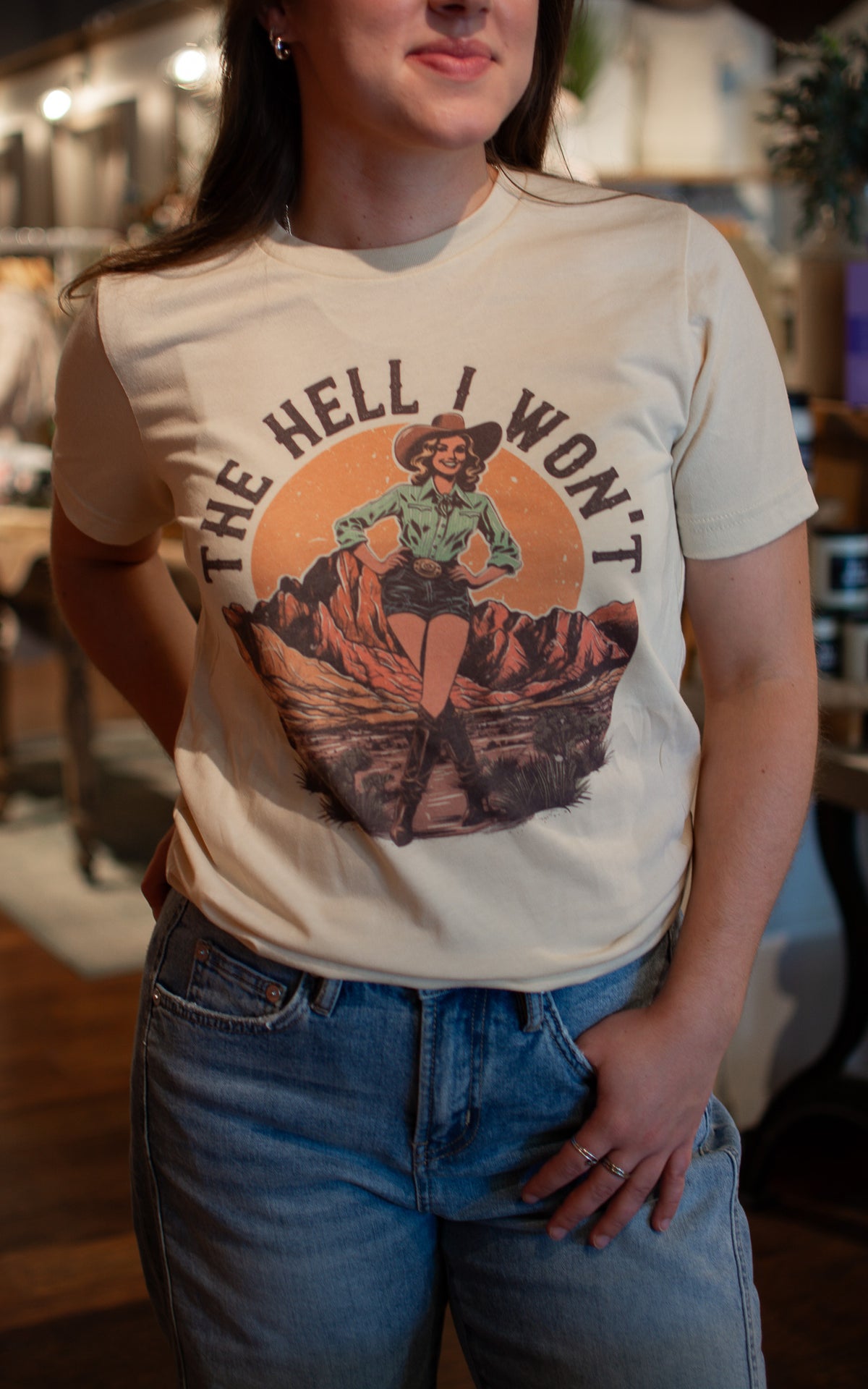 The Hell I Won't Graphic Tee
