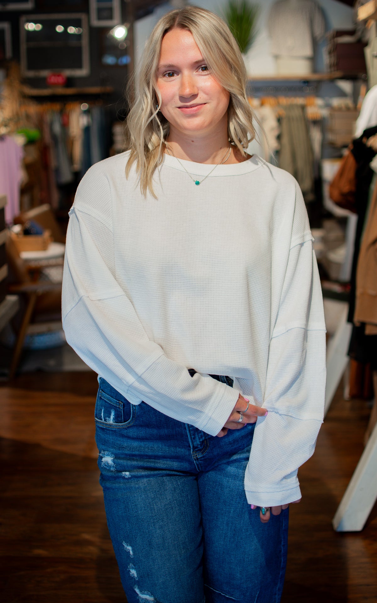 Waffle Wonder Long Sleeve
