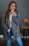 Terry Pocket Cardigan