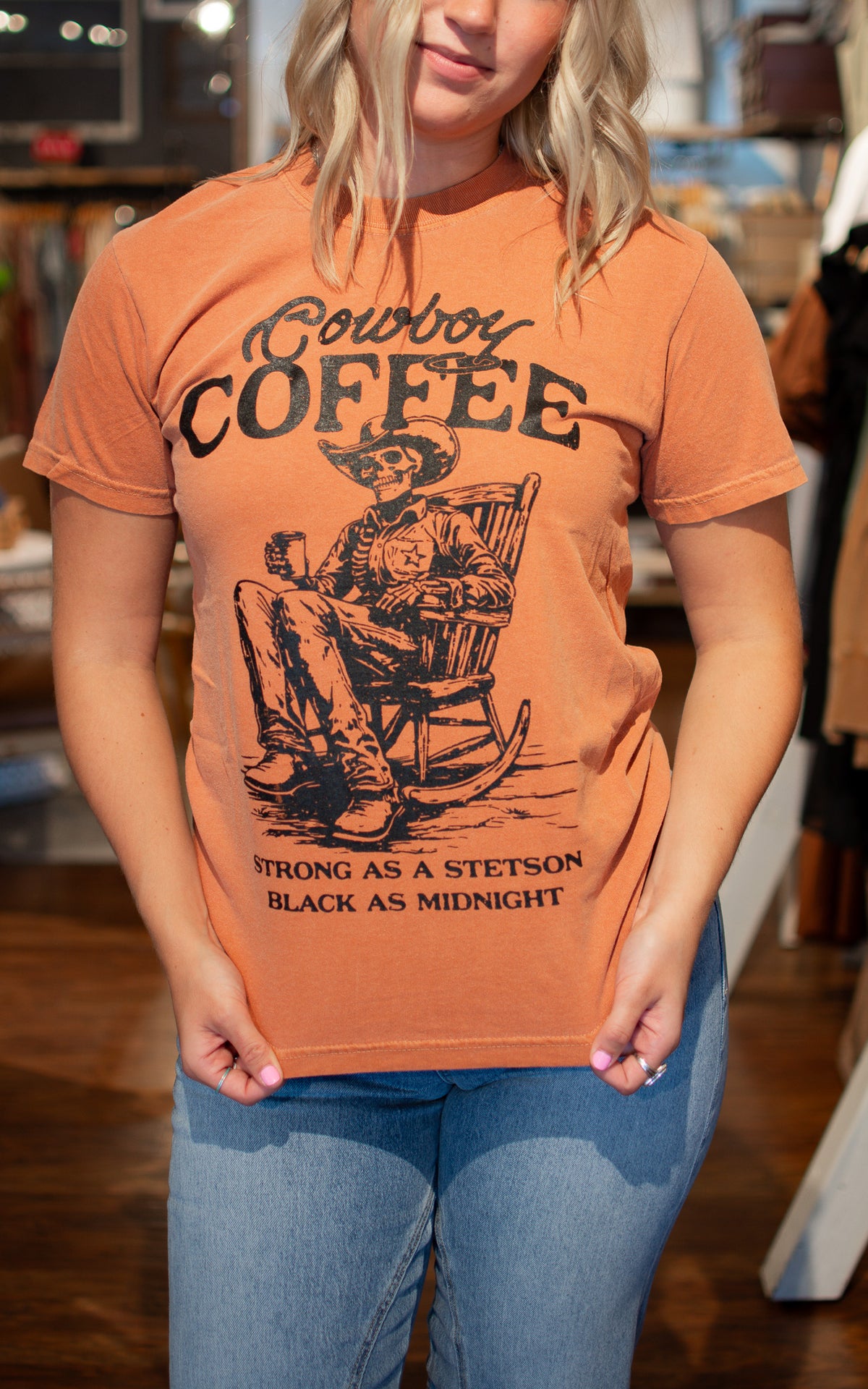 Cowboy Coffee Graphic Tee