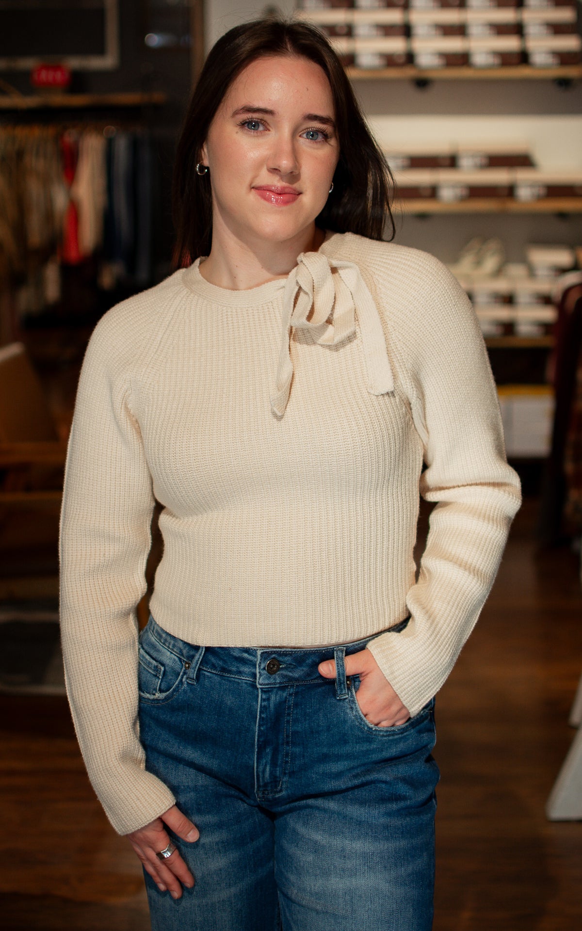 Bow Babe Sweater Top