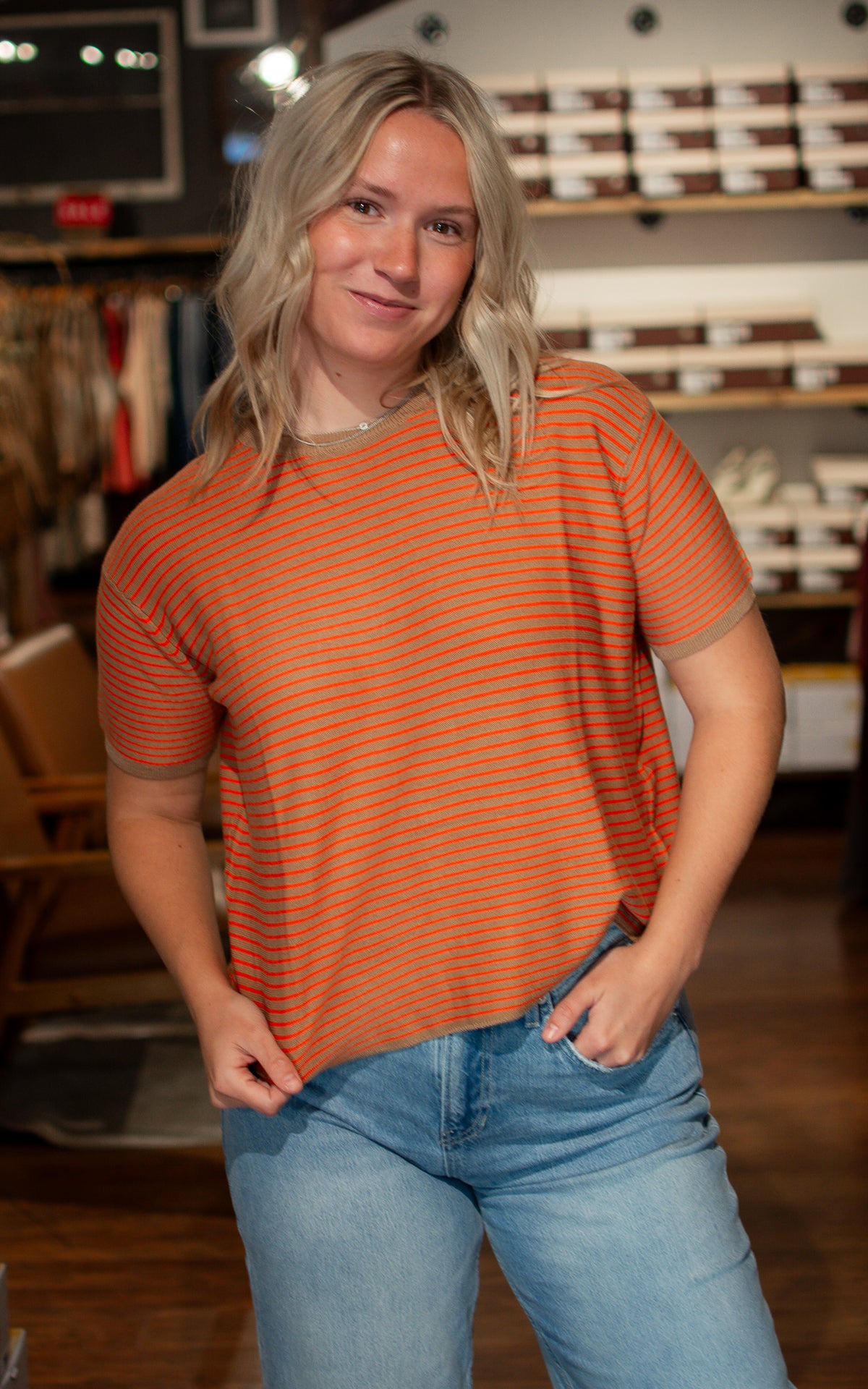 Roxy Striped Tee