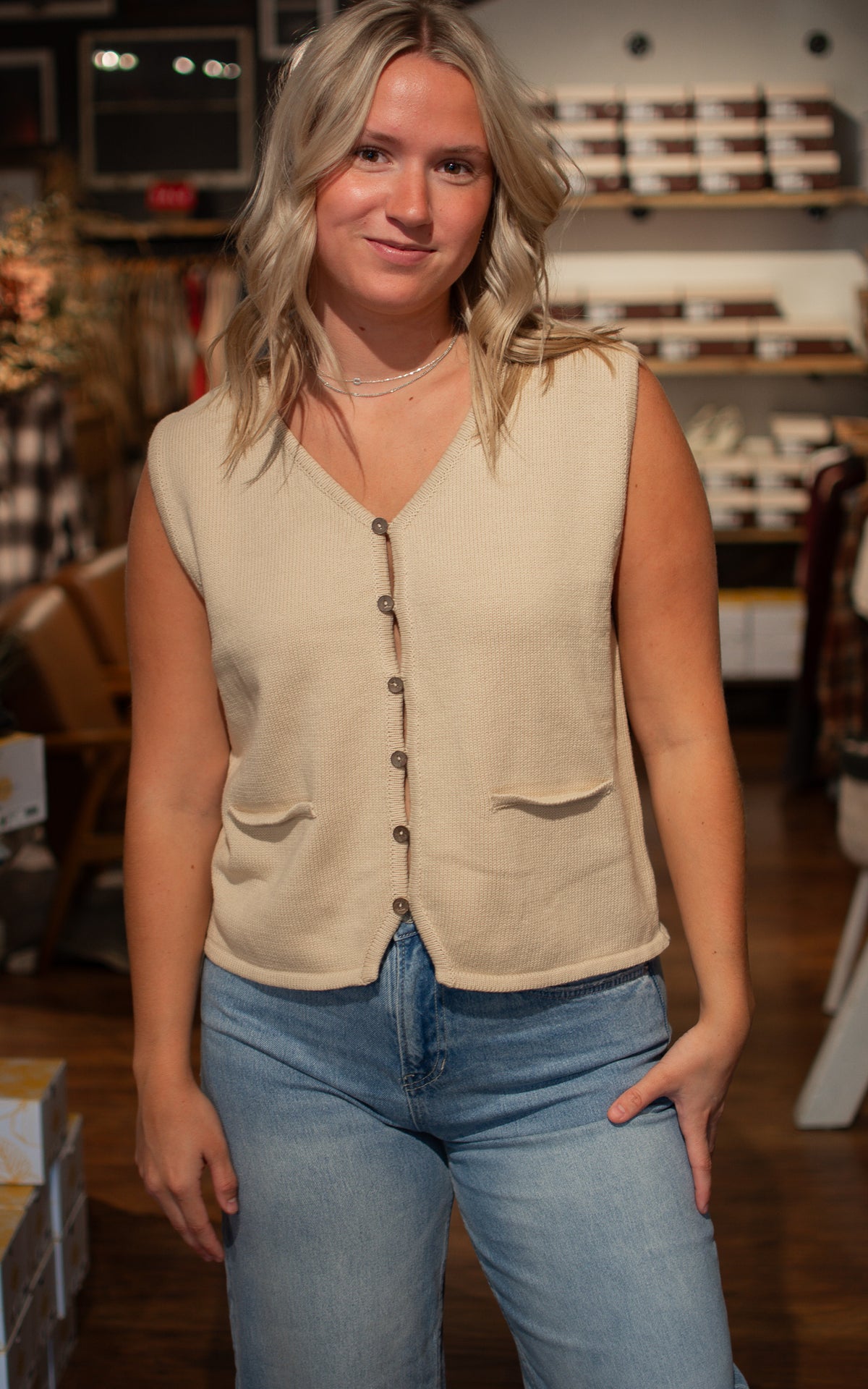 School Girl Sweater Vest