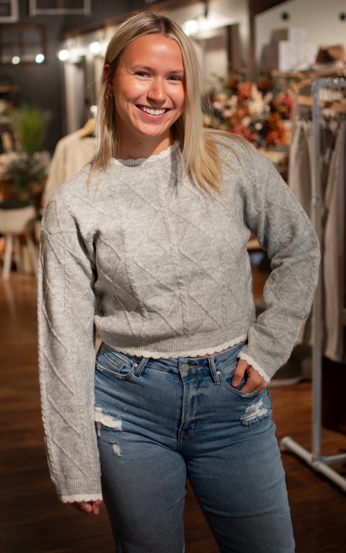 Everyday Scallop Sweater