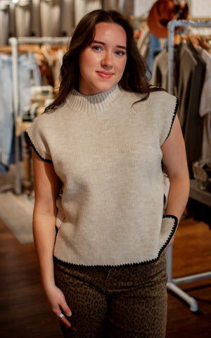 Just Stitched Sweater Vest