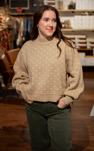 Heart Song Twill Sweater