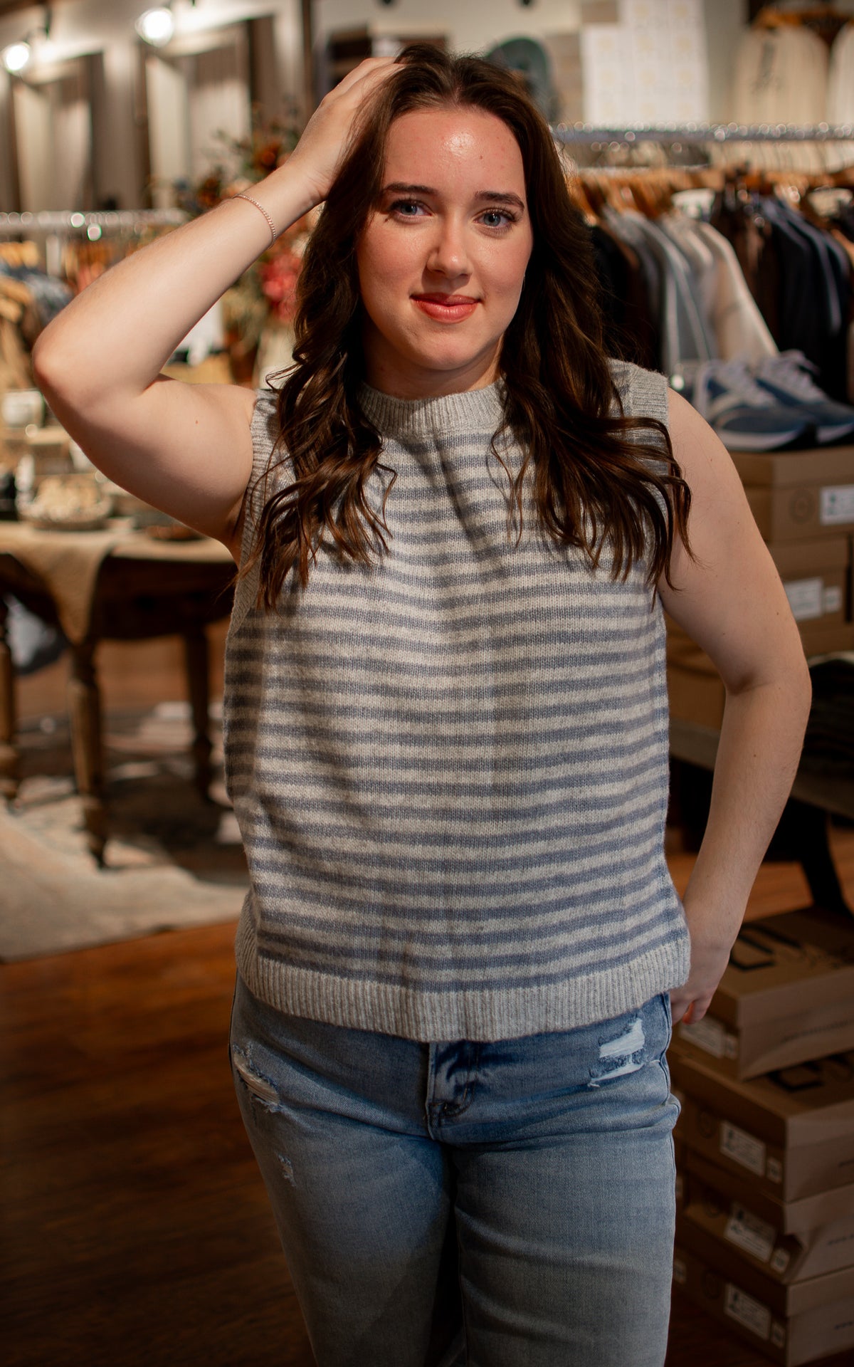 Rainy Slump Sweater Vest