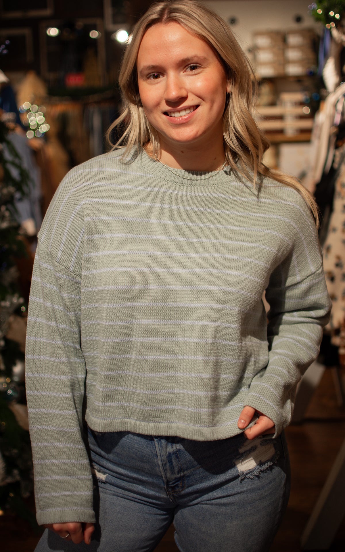 Electric Sky Sweater