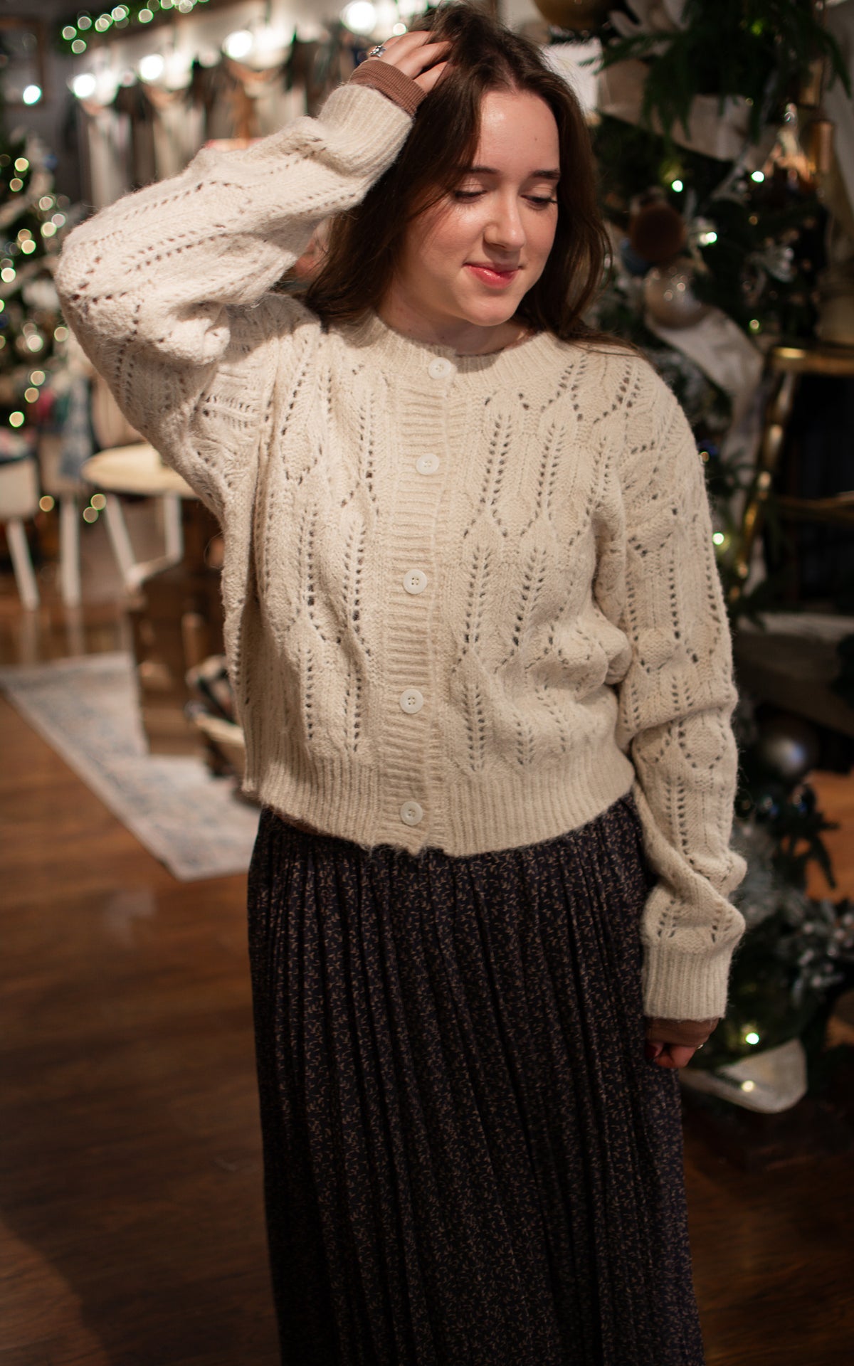 Powdered Sugar Cardigan