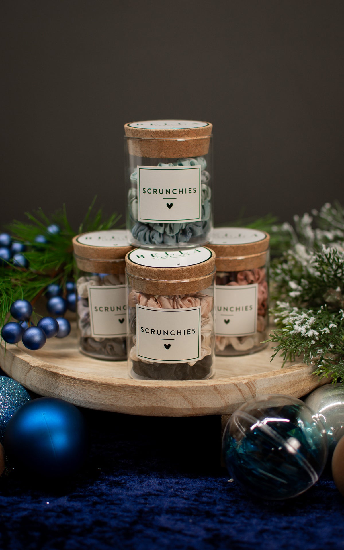 Satin Scrunchies Jar