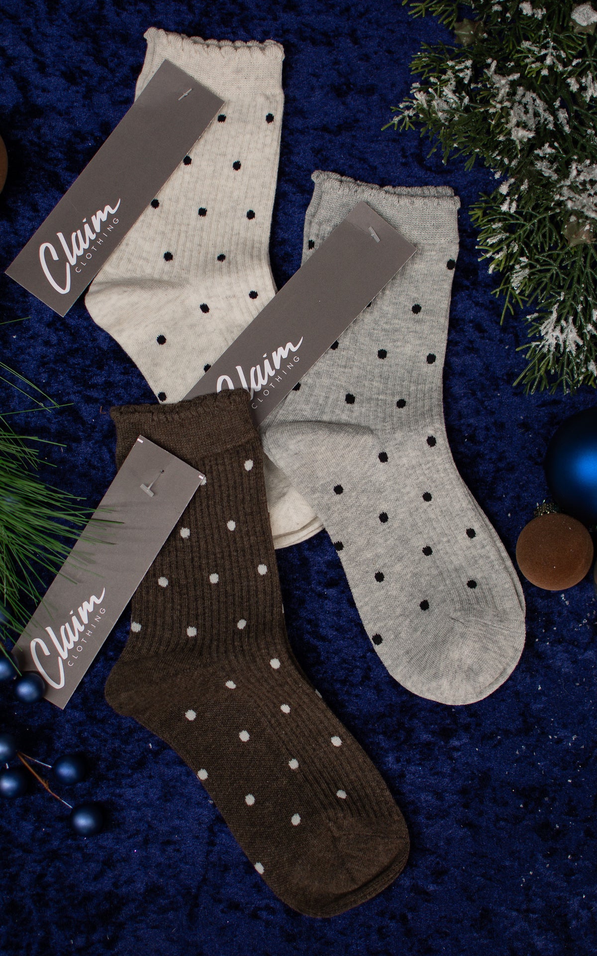 Lace Polka Fashion Socks