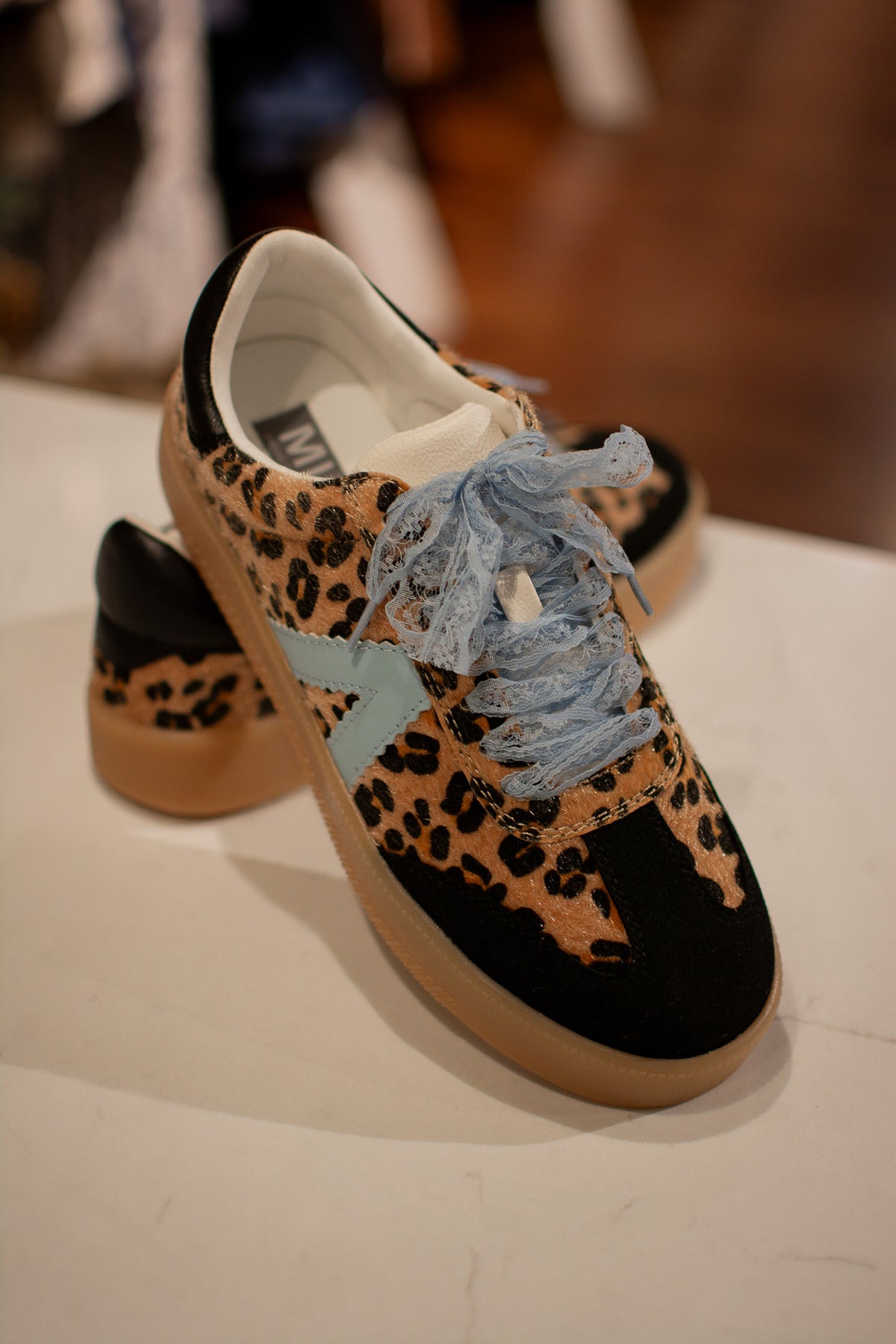 Axel Leopard Leap Sneakers
