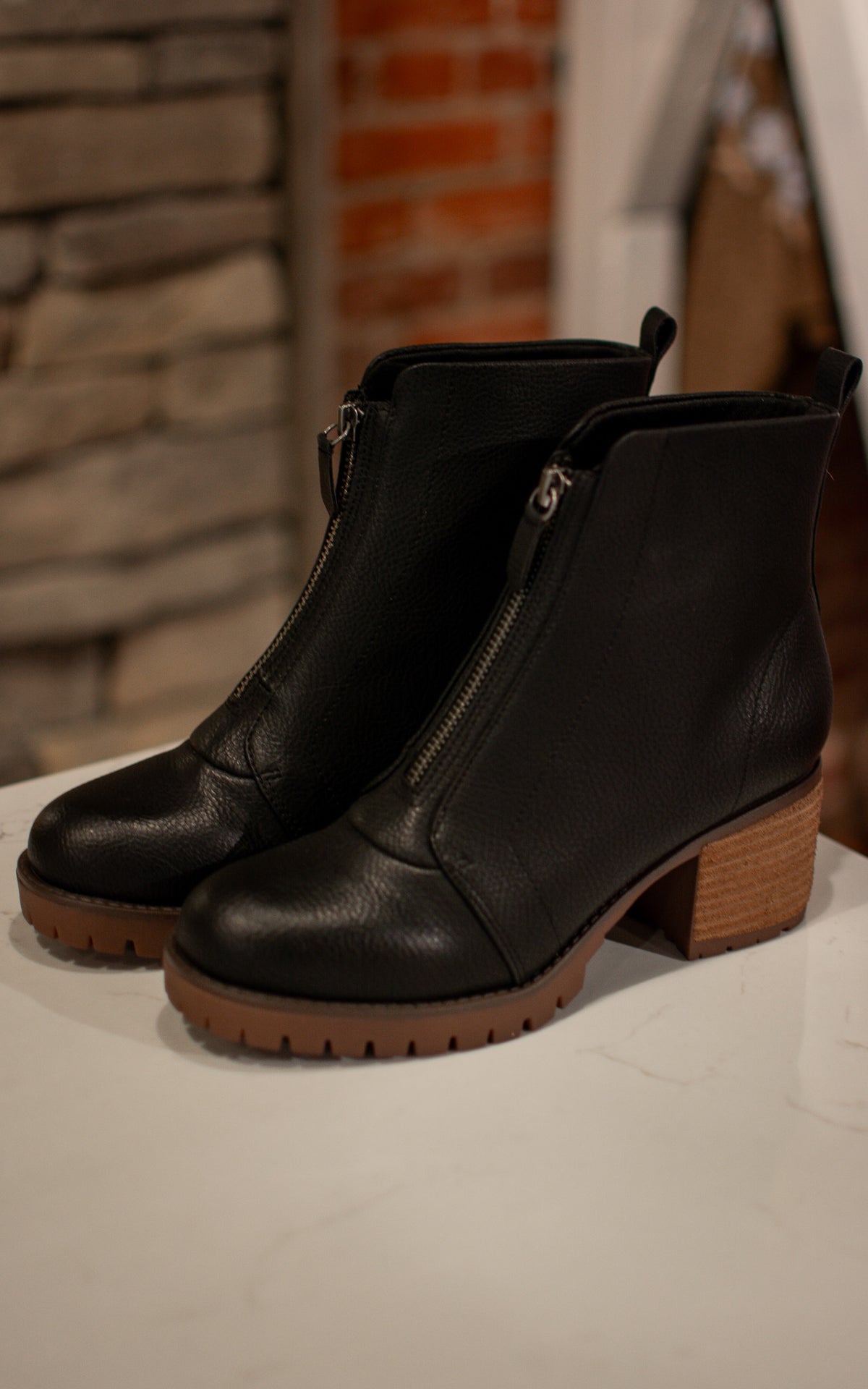 Fabiola Zipper Booties