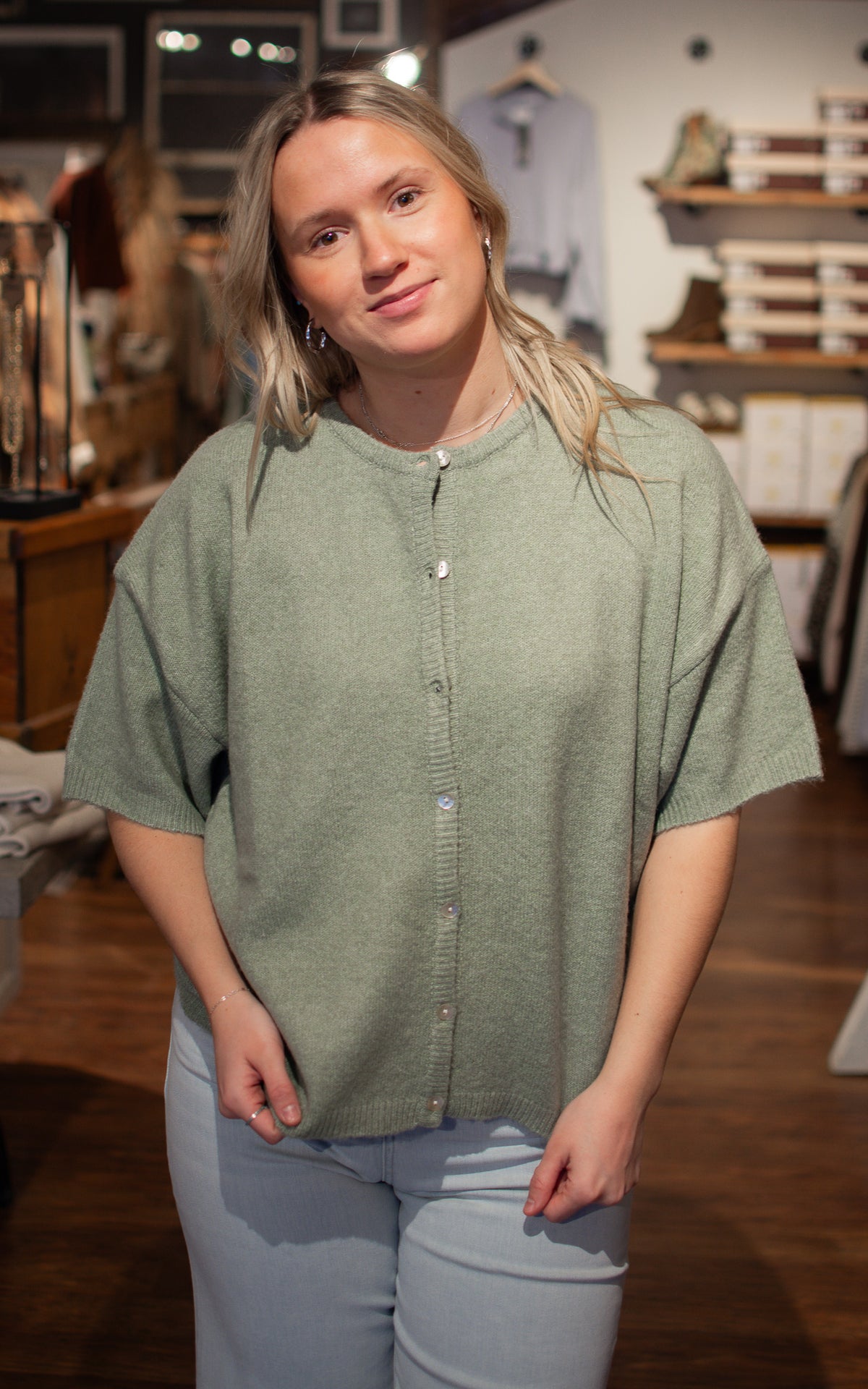 Seeded Sage Cardigan