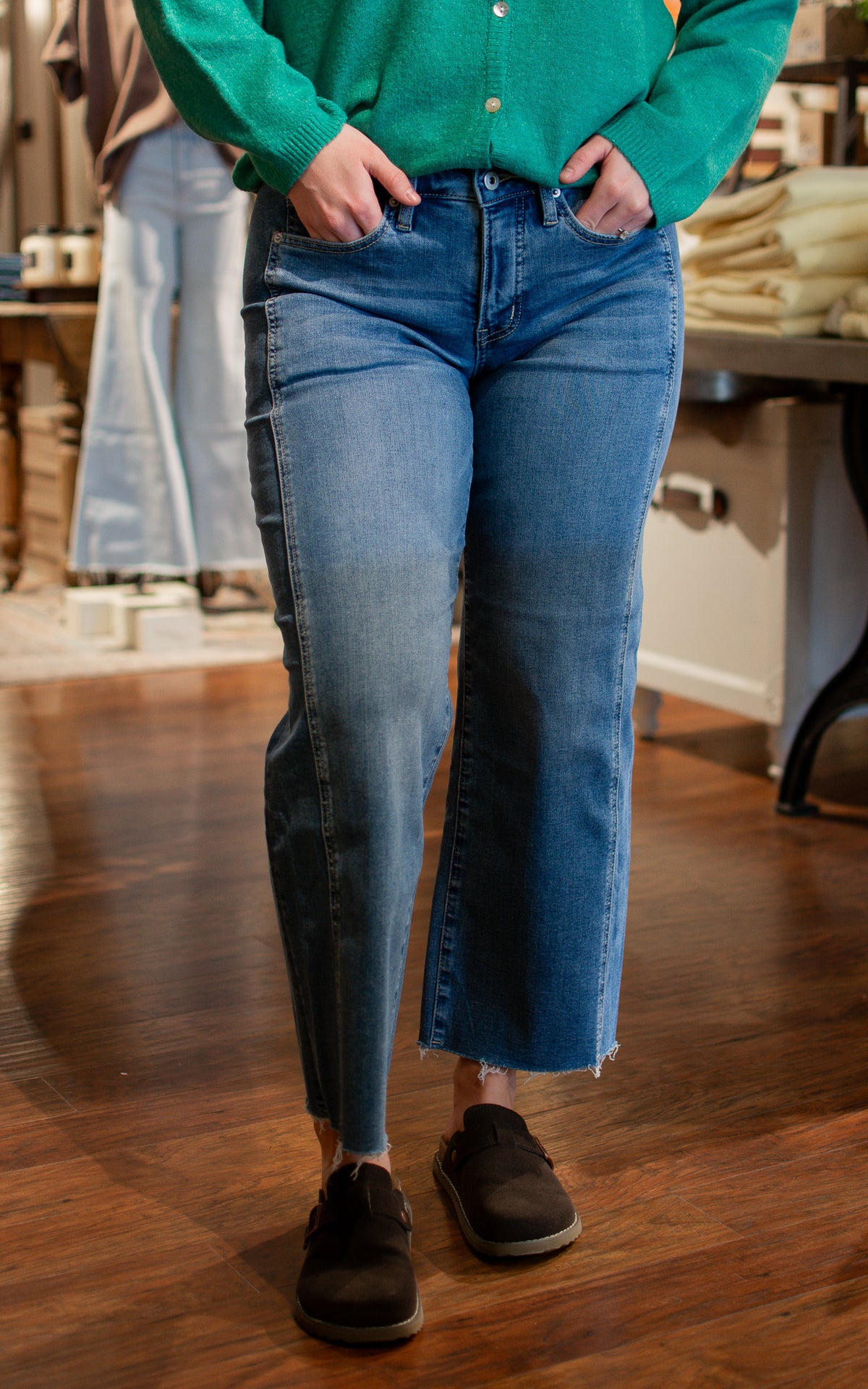 Blue Chill Mid Rise Mica Jeans