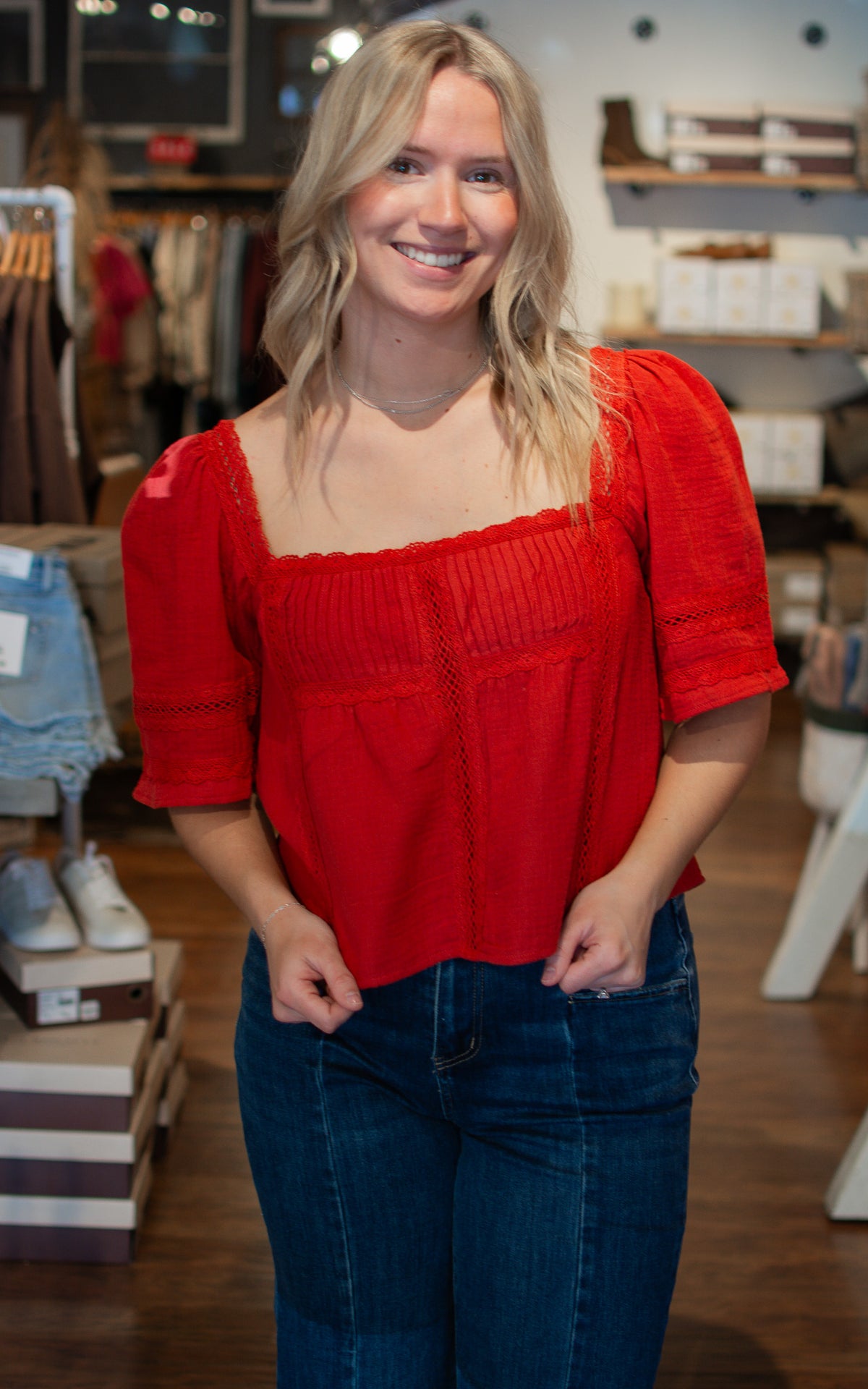 Scarlet Spice Blouse