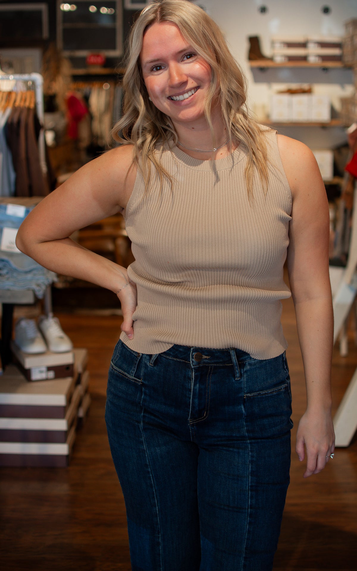 Jadine Knit Tank Top