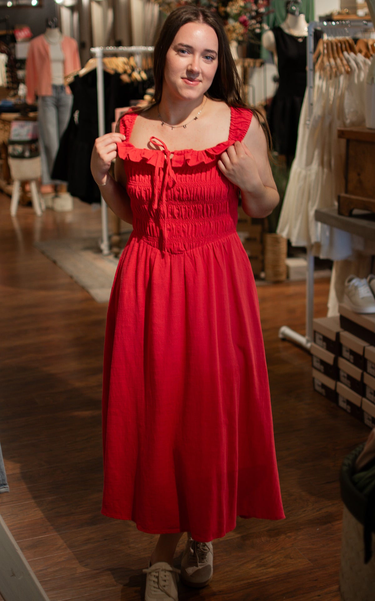Salsa Steps Midi Dress