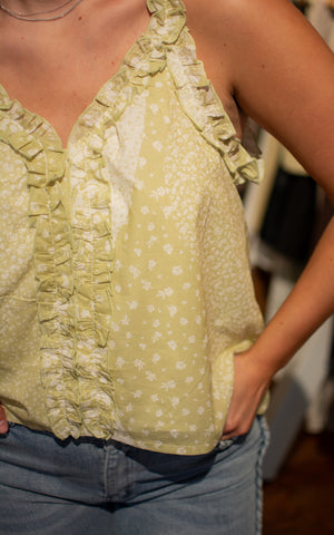 Karli Patchwork Tank Top