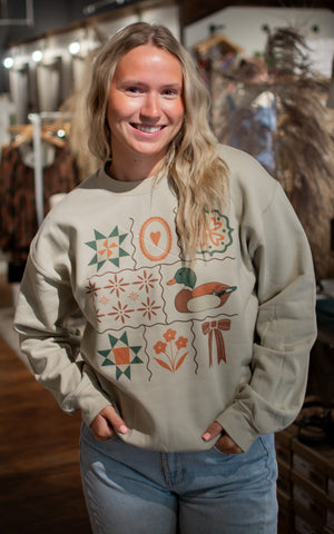 Grandma Core Crewneck Sweatshirt