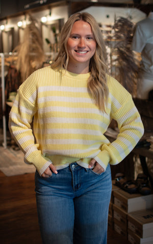 Lemon Drop Market Sweater