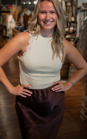 Sicily Lace Tank Top