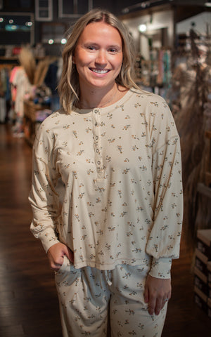 Bridgerton Ditsy Floral Top