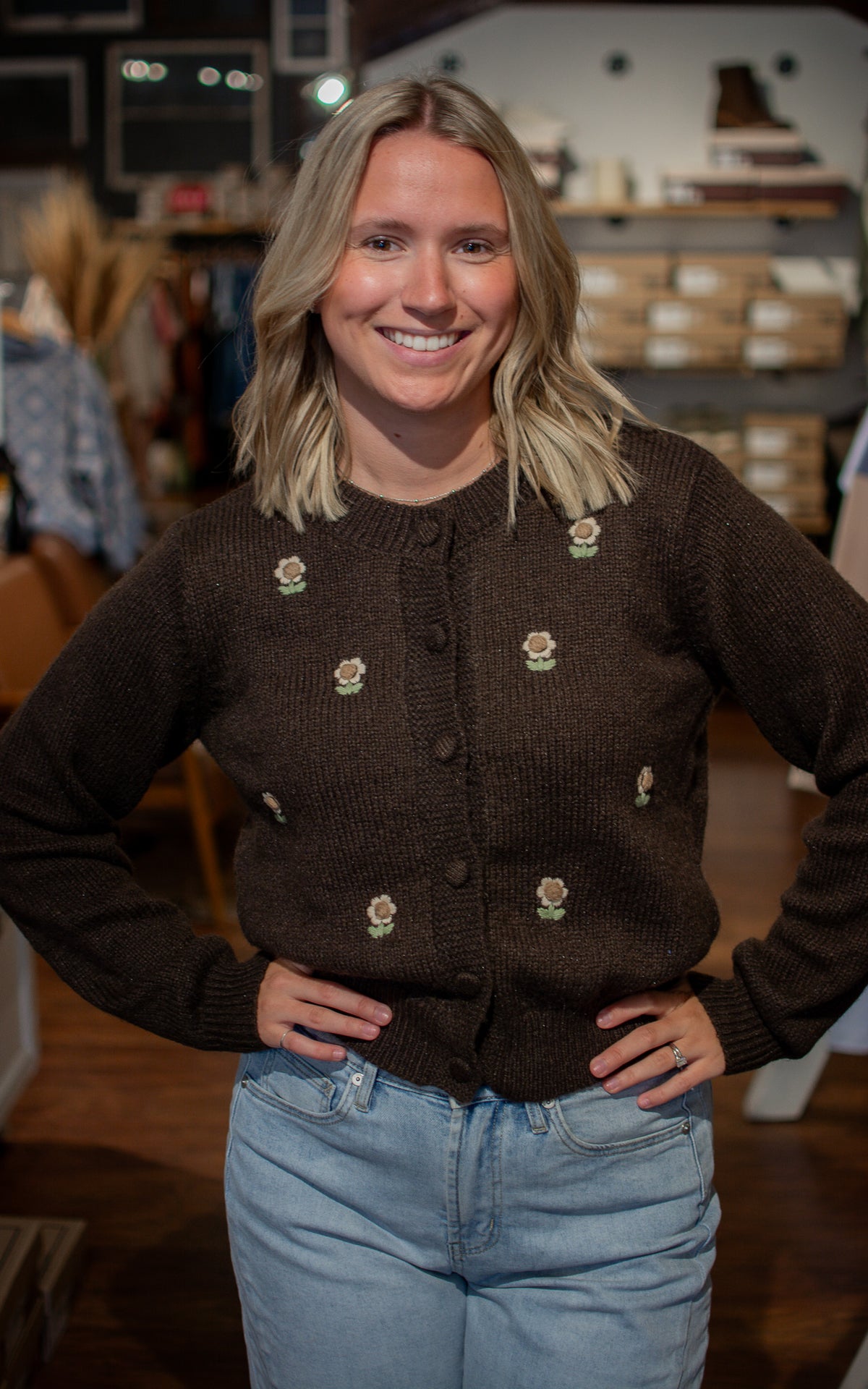 Everlast Floral Embroidered Cardigan