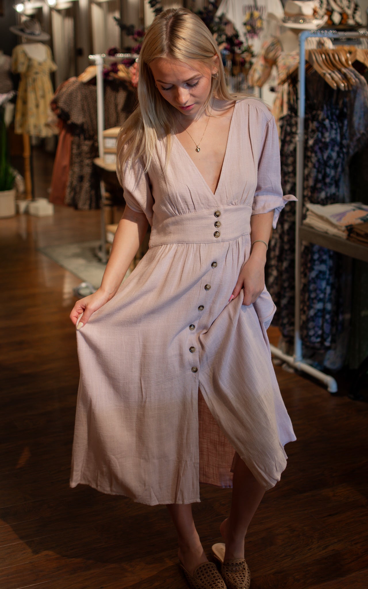 Secret Garden Midi Dress