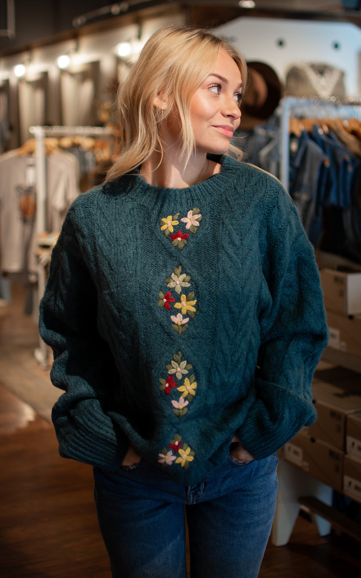 Emerald Fields Sweater