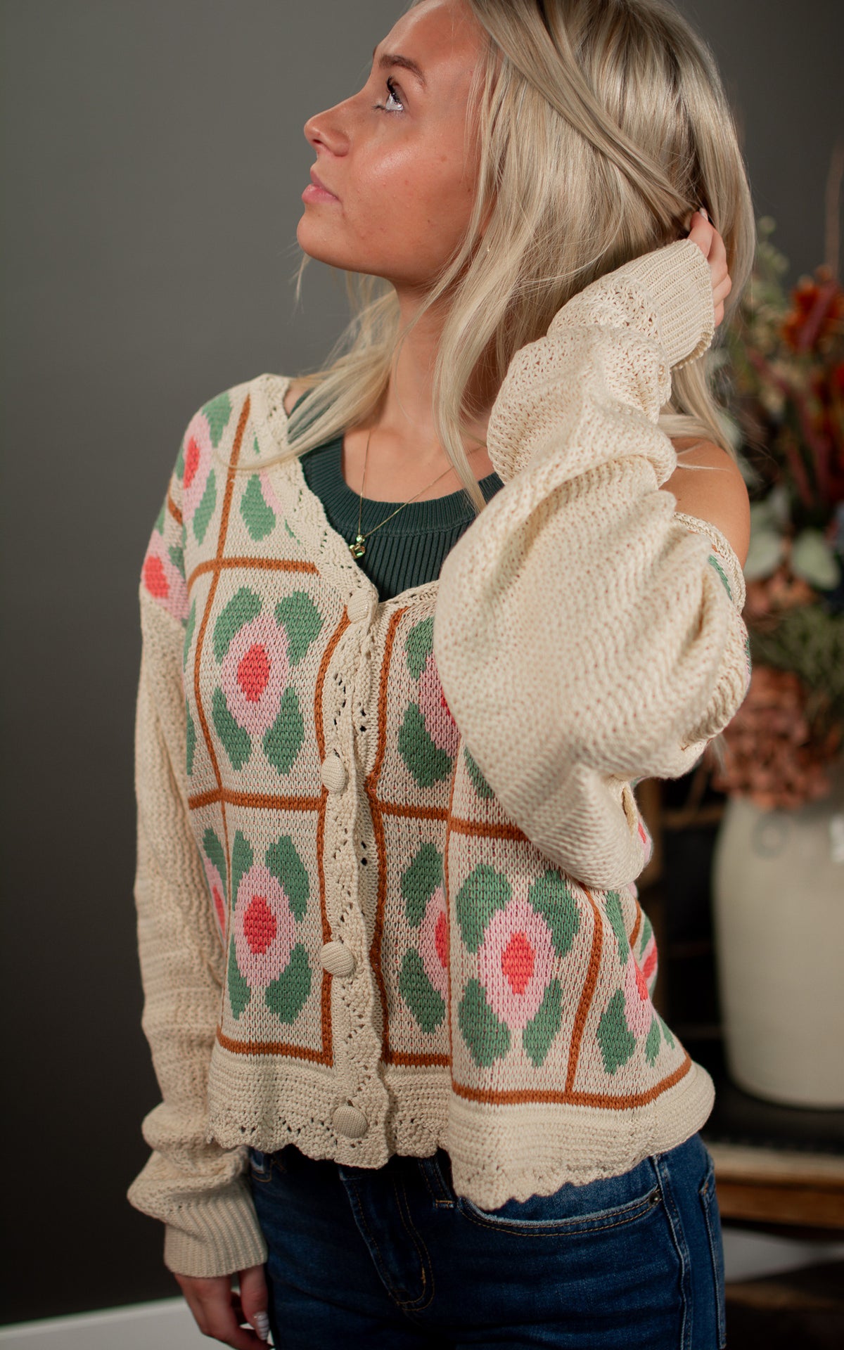 Greenhouse Floral Cardigan