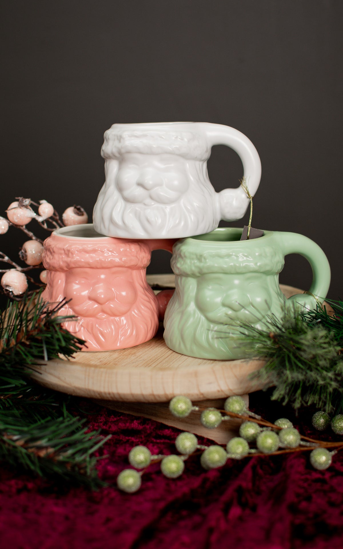 Santa Face Holiday Mug